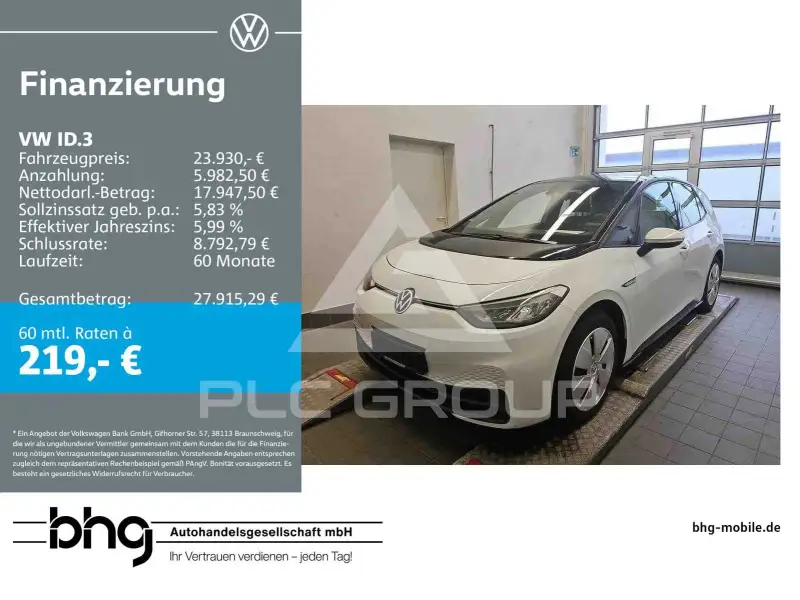2021 Volkswagen ID3