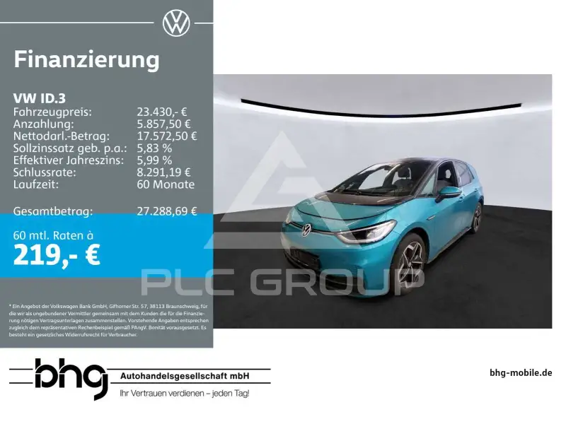 2021 Volkswagen ID3