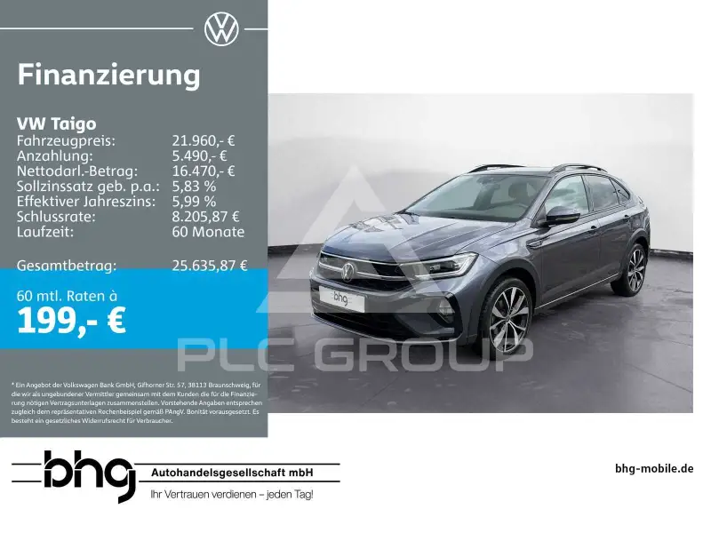 2021 Volkswagen Taigo