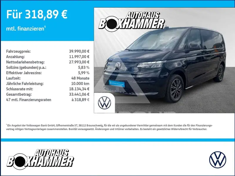 2021 Volkswagen T7 Multivan