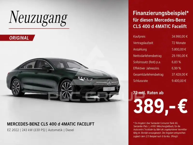 2022 Mercedes Benz CLS 400