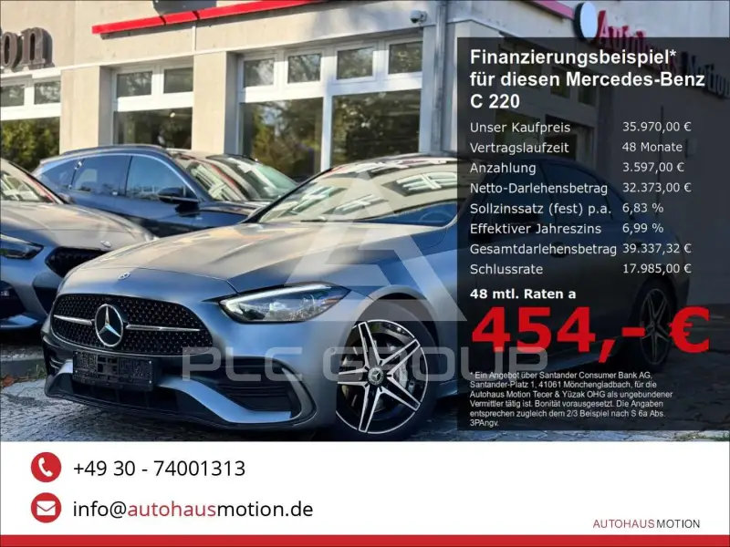 2022 Mercedes Benz C 220