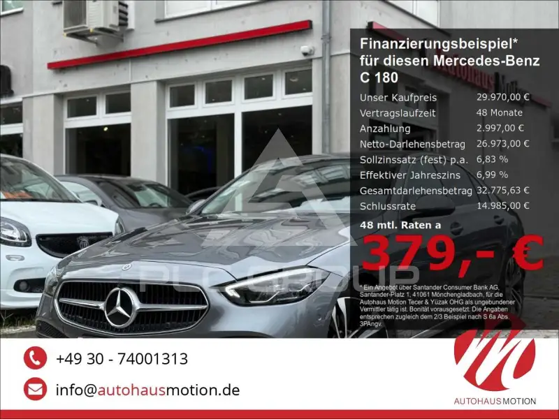 2022 Mercedes Benz C 180