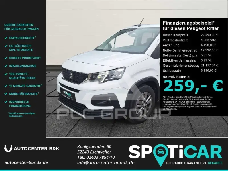 2022 Peugeot Rifter