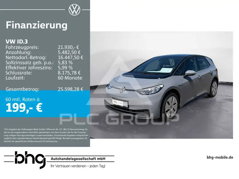 2022 Volkswagen ID3