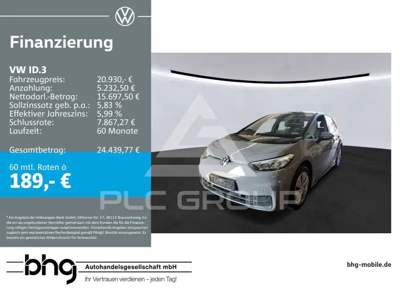 2022 Volkswagen ID3