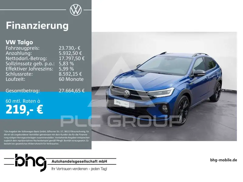 2022 Volkswagen Taigo