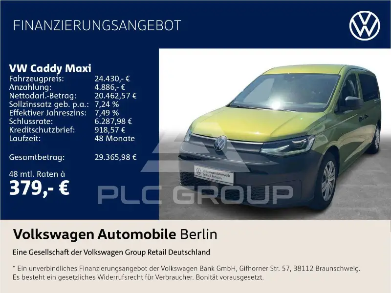 2022 Volkswagen Caddy