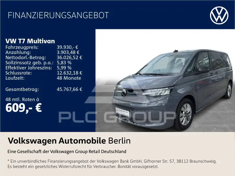 2022 Volkswagen T7 Multivan