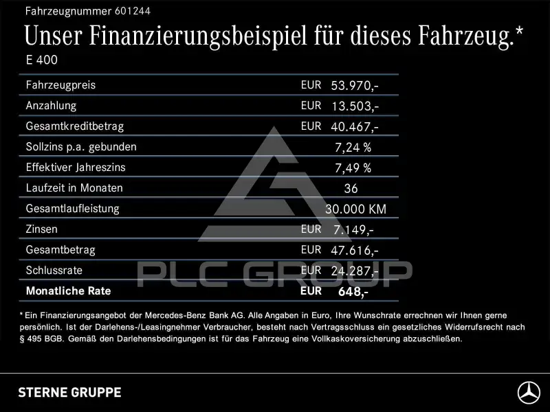 2023 Mercedes Benz E 400