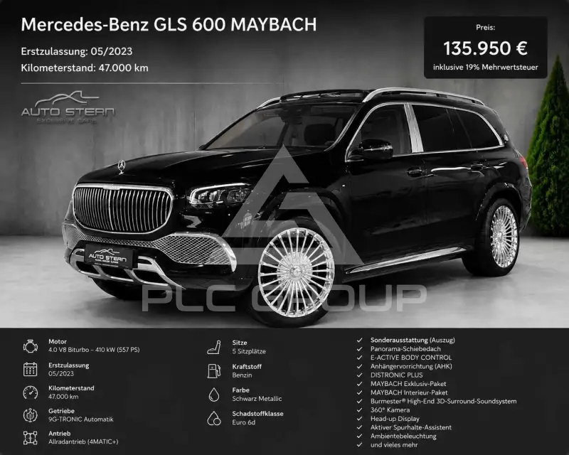 2023 Mercedes Benz GLS 600