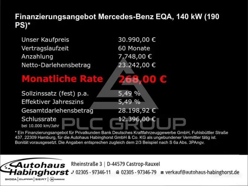 2023 Mercedes Benz EQA