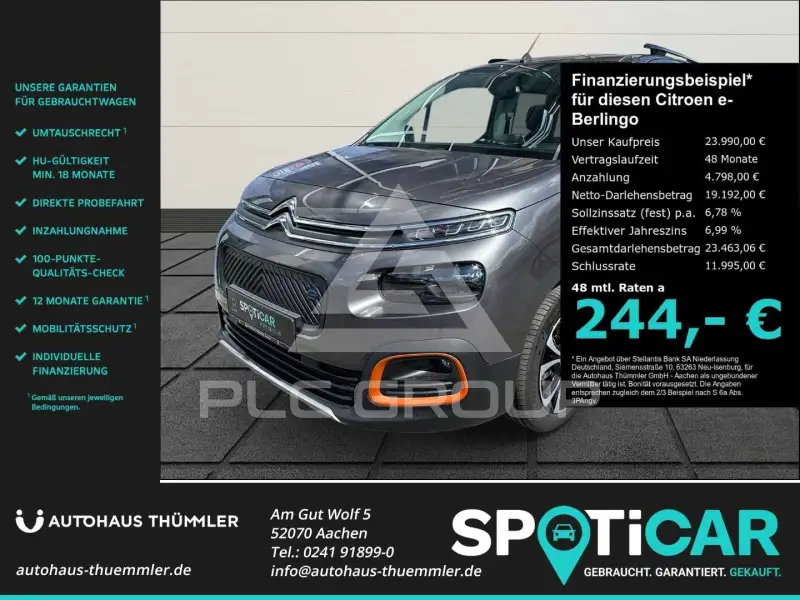 2023 Citroen E-Berlingo