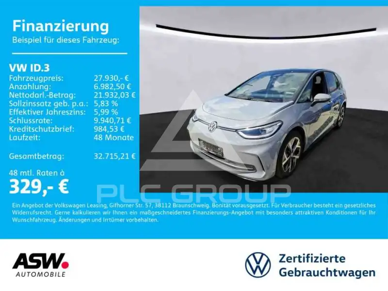 2023 Volkswagen ID3