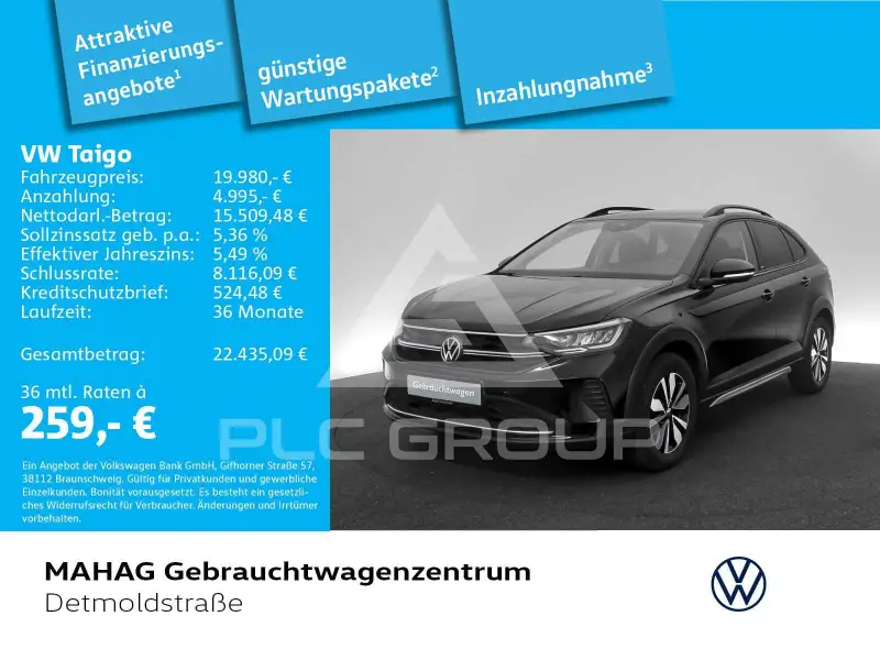 2023 Volkswagen Taigo