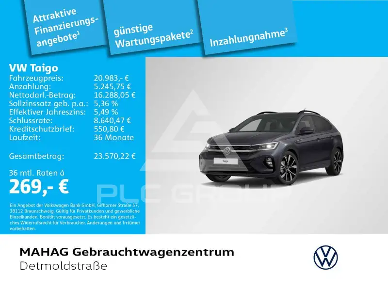2023 Volkswagen Taigo