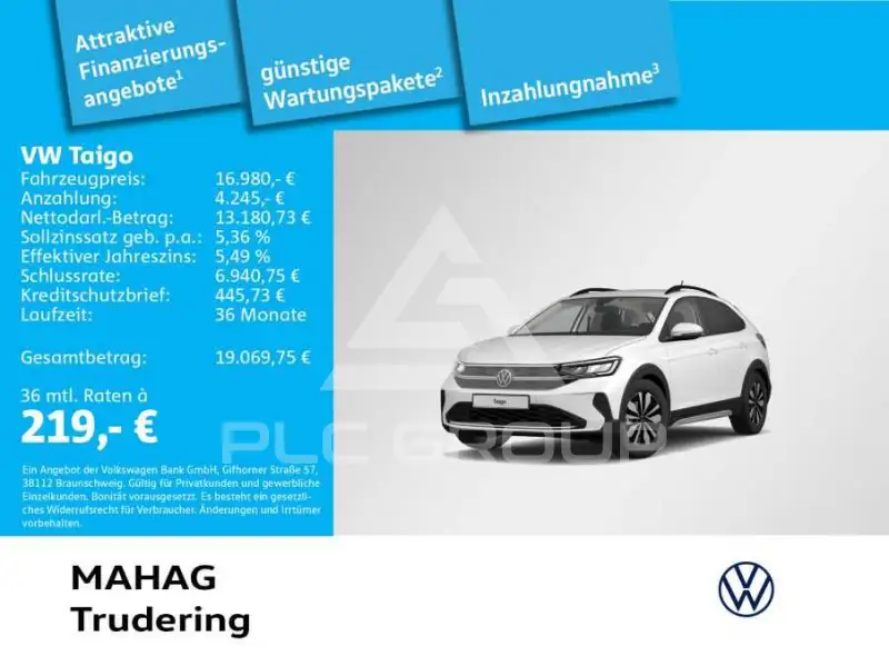 2023 Volkswagen Taigo
