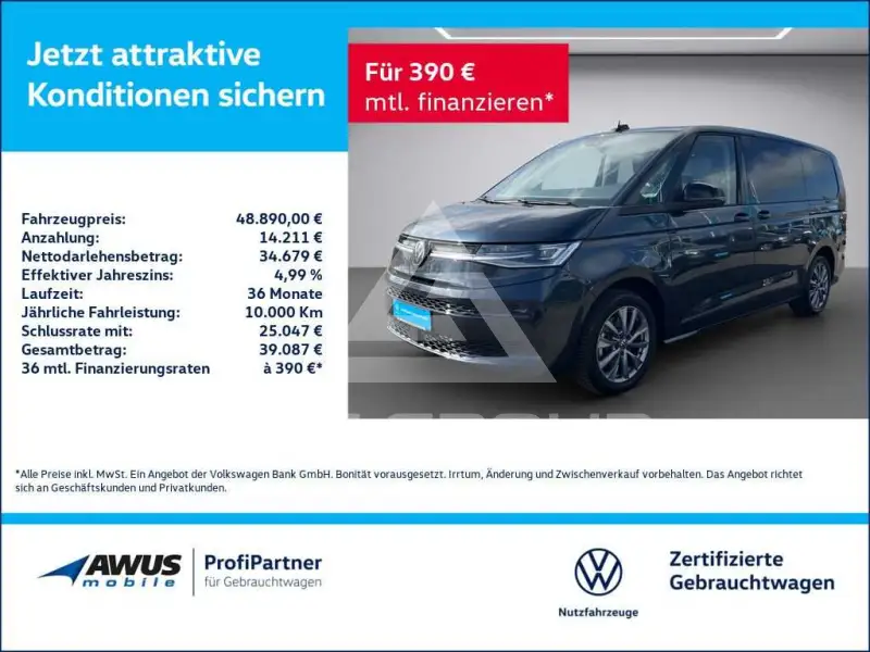 2023 Volkswagen T7 Multivan