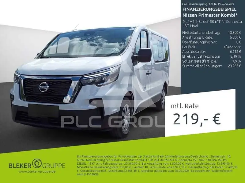 2024 Nissan Primastar