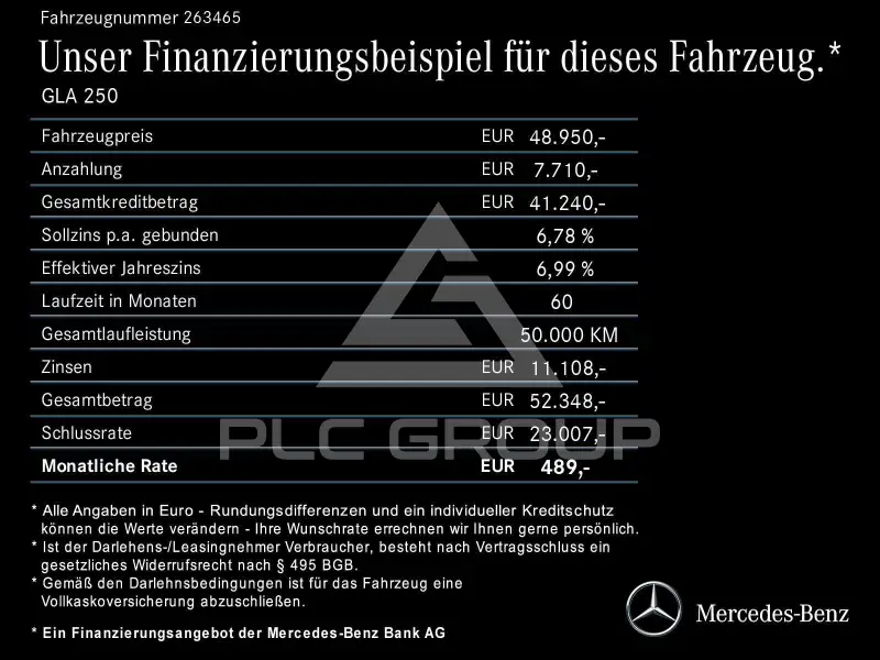 2024 Mercedes Benz GLA 250