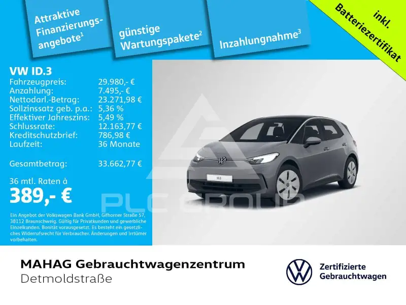 2024 Volkswagen ID3