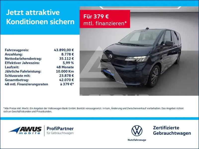 2024 Volkswagen T7 Multivan