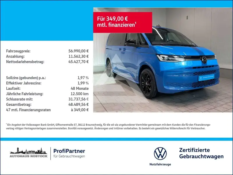 2024 Volkswagen T7 Multivan