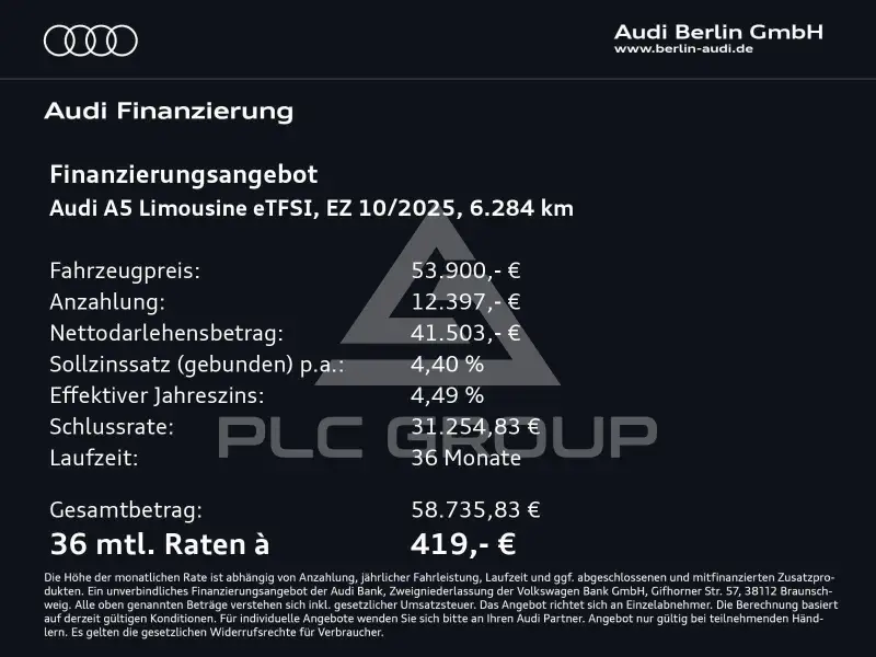 2025 Audi A5