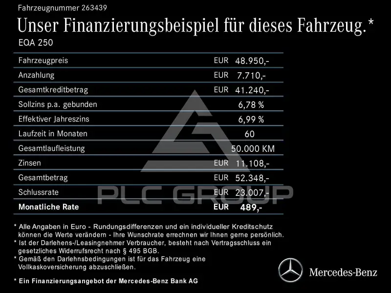 2025 Mercedes Benz EQA
