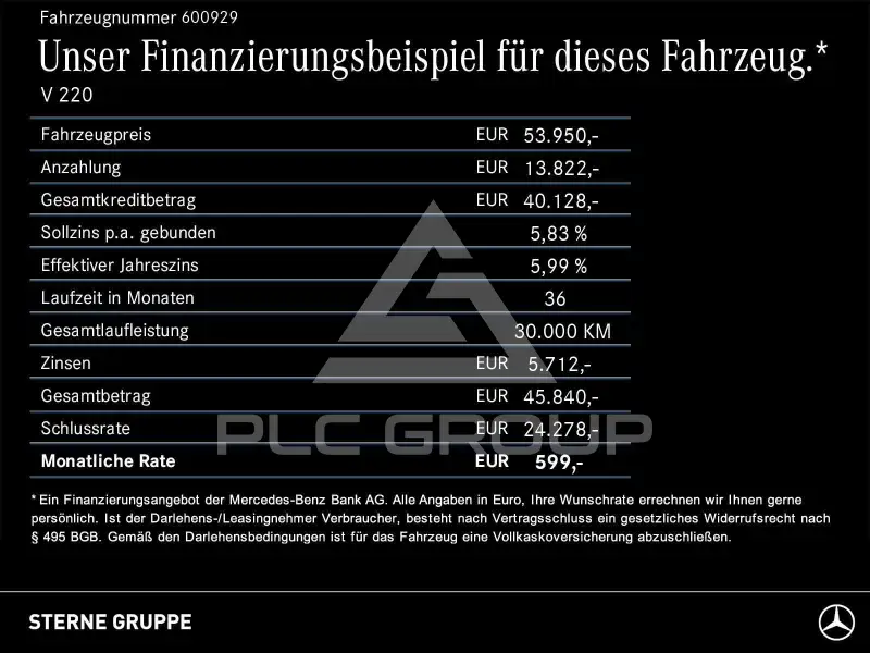 2025 Mercedes Benz V 220