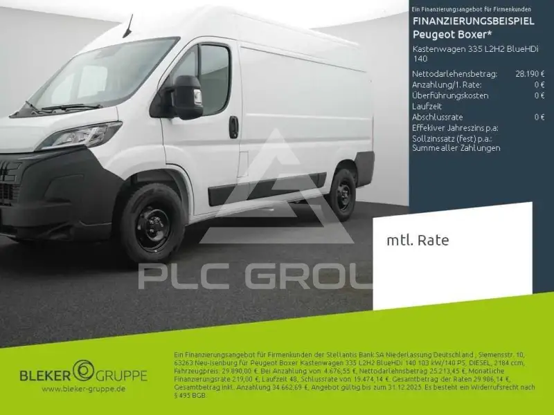 2025 Peugeot Boxer