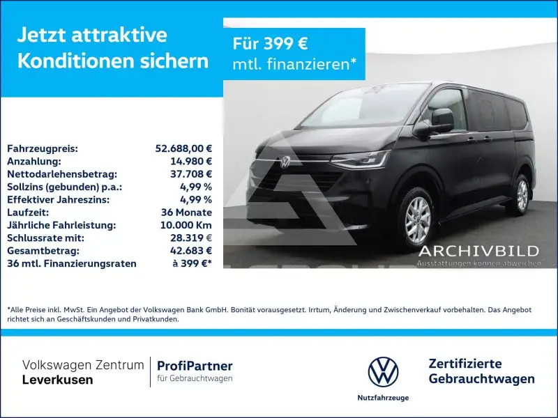 2025 Volkswagen T7 Multivan
