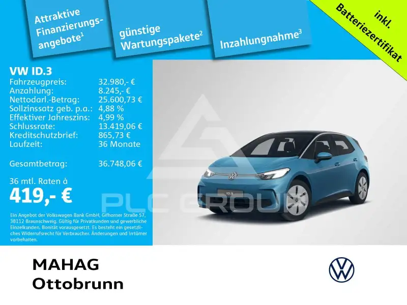 2025 Volkswagen ID3
