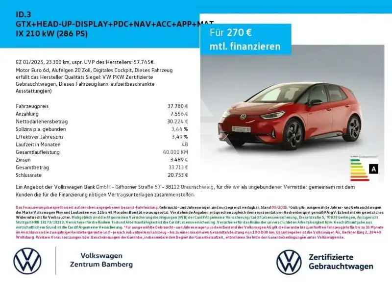 2025 Volkswagen ID3
