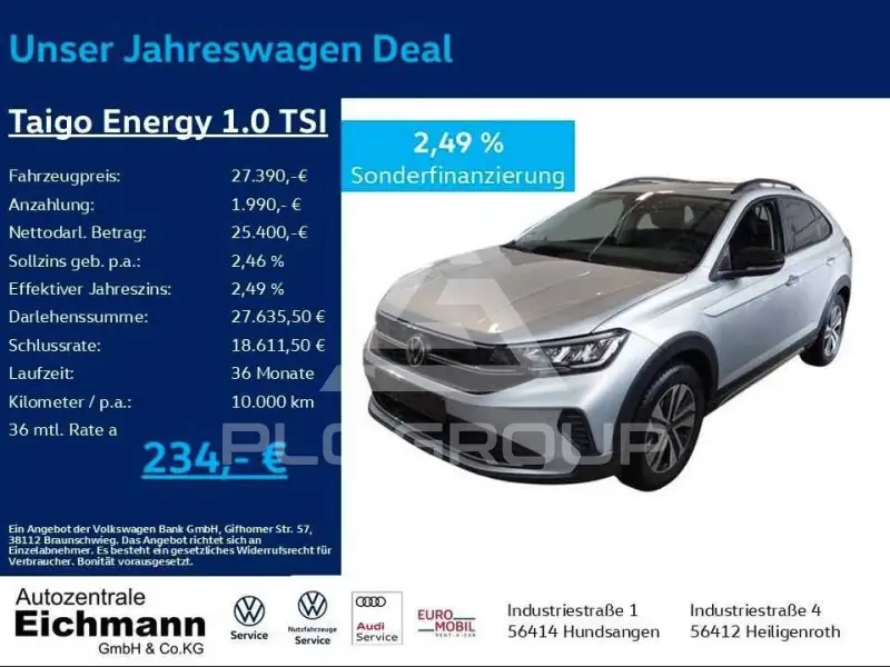 2025 Volkswagen Taigo