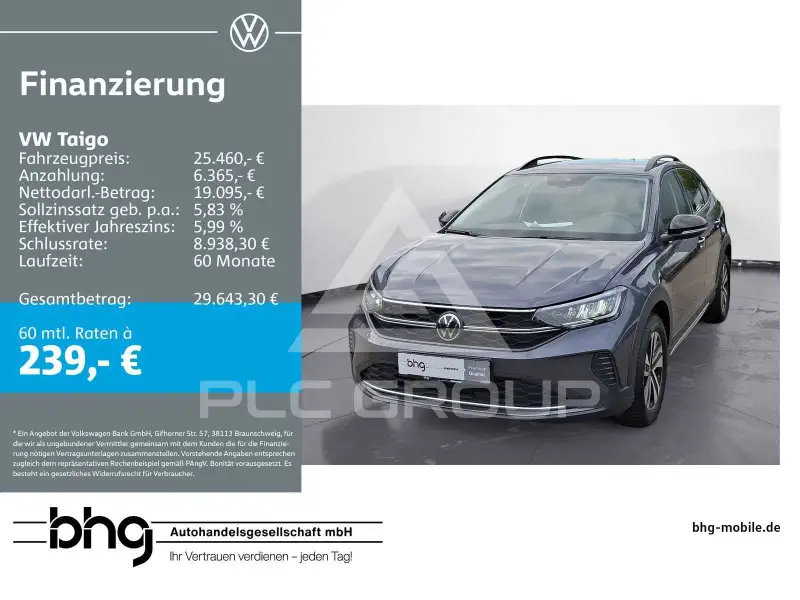 2025 Volkswagen Taigo