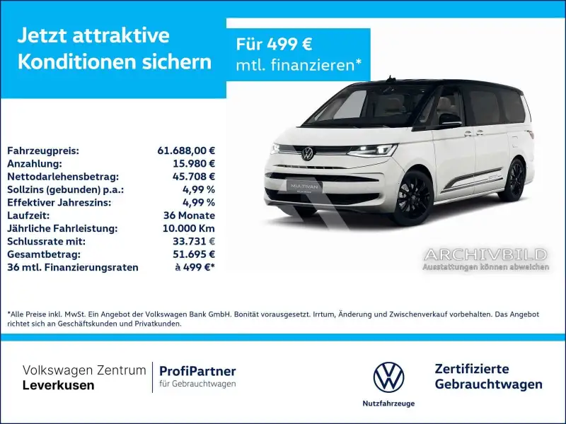2025 Volkswagen T7 Multivan