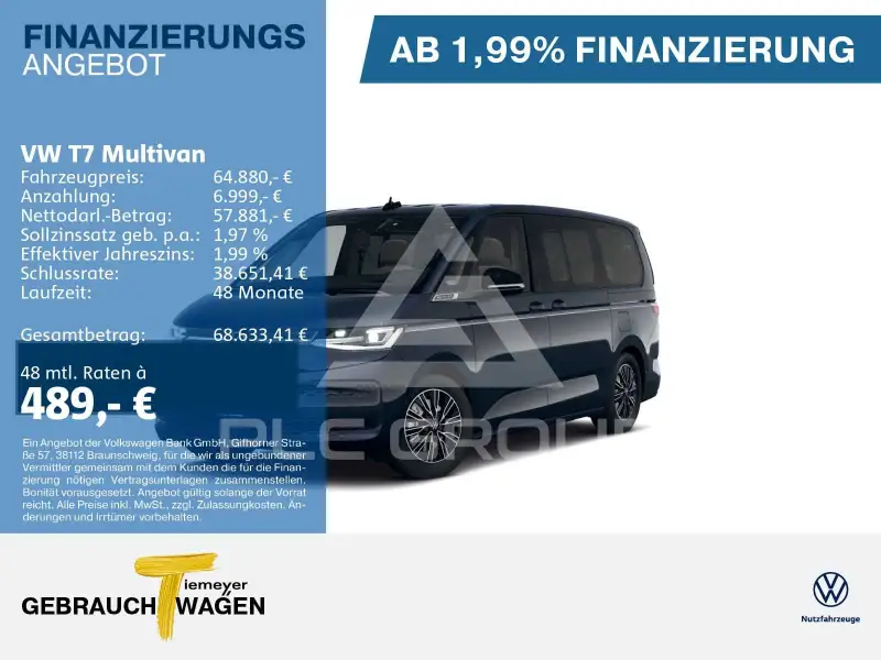 2025 Volkswagen T7 Multivan