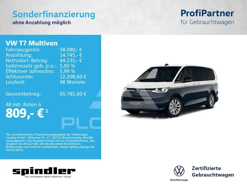 2025 Volkswagen T7 Multivan