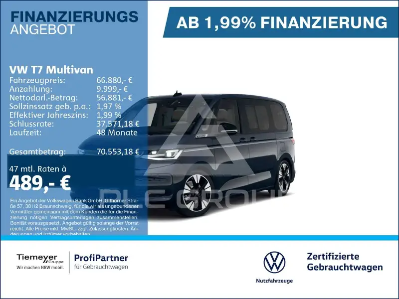 2025 Volkswagen T7 Multivan