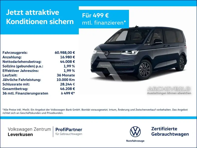 2025 Volkswagen T7 Multivan