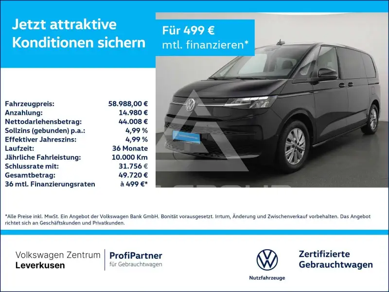2025 Volkswagen T7 Multivan