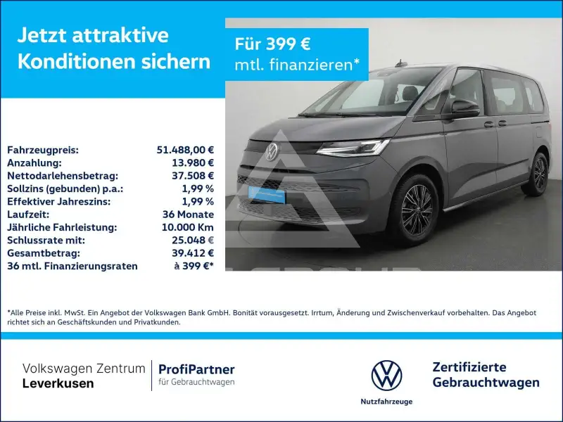 2025 Volkswagen T7 Multivan