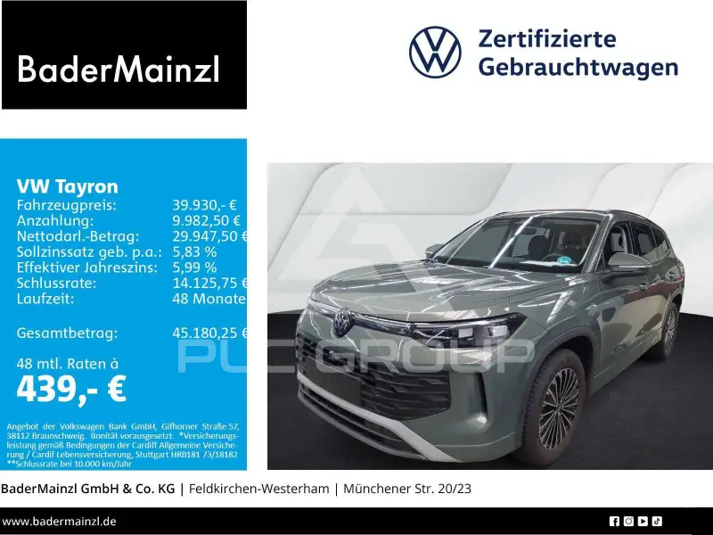 2025 Volkswagen Tayron
