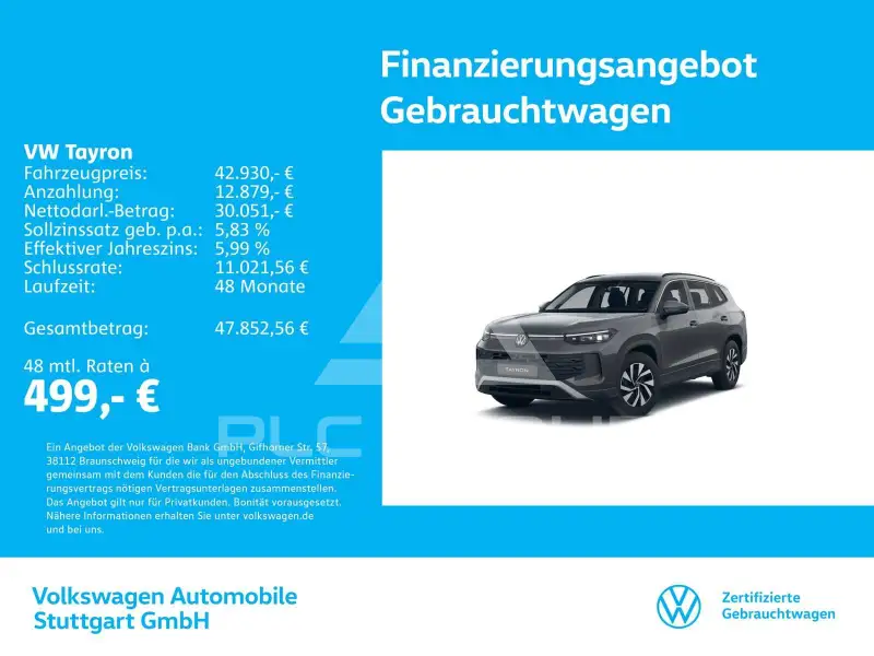 2025 Volkswagen Tayron