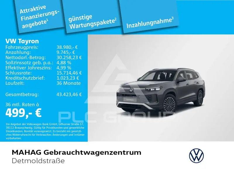 2025 Volkswagen Tayron