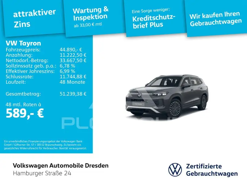 2025 Volkswagen Tayron