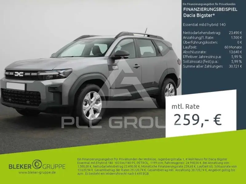 2026 Dacia Bigster