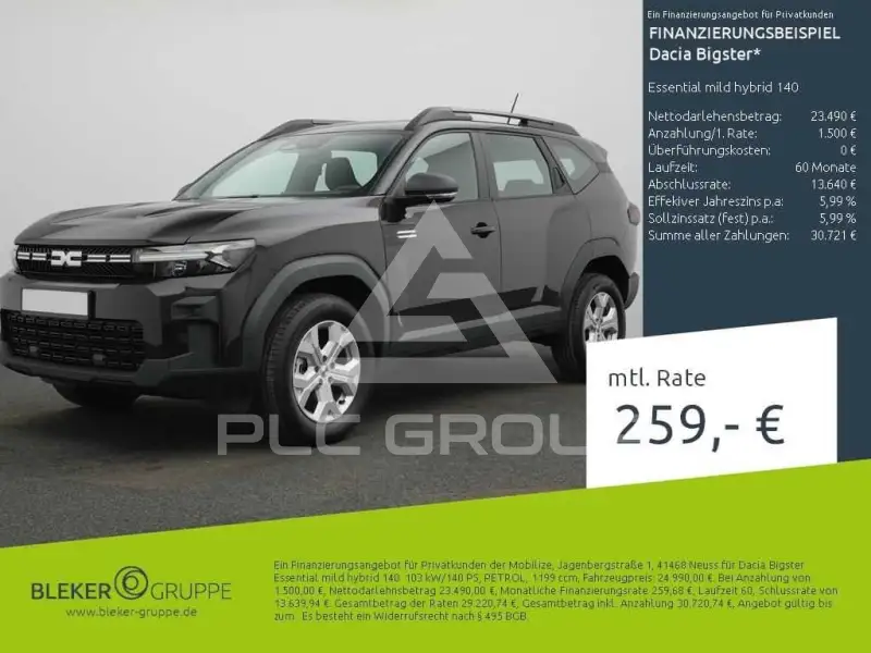 2026 Dacia Bigster