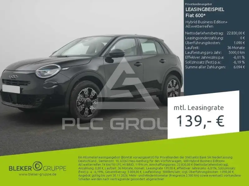 2026 Fiat 600